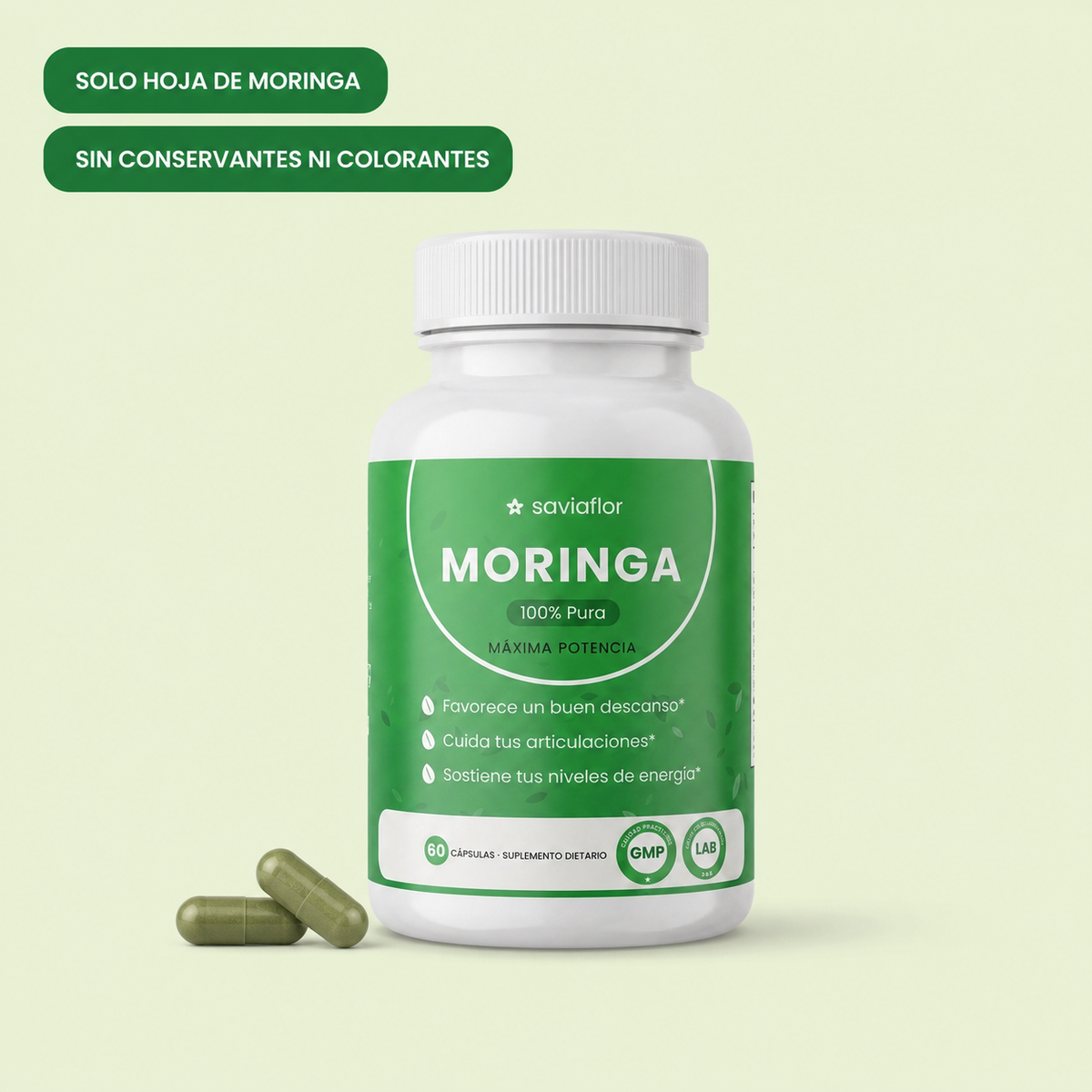 SAVIAFLOR Moringa en cápsulas