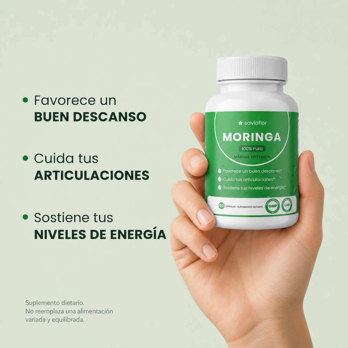 SAVIAFLOR Moringa en cápsulas