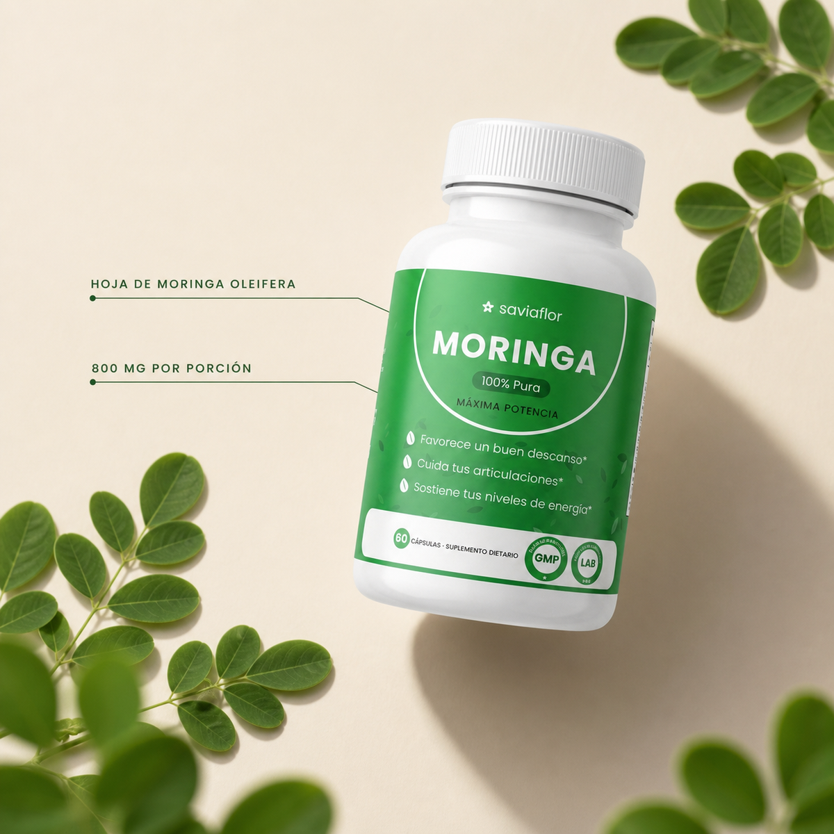 SAVIAFLOR Moringa en cápsulas
